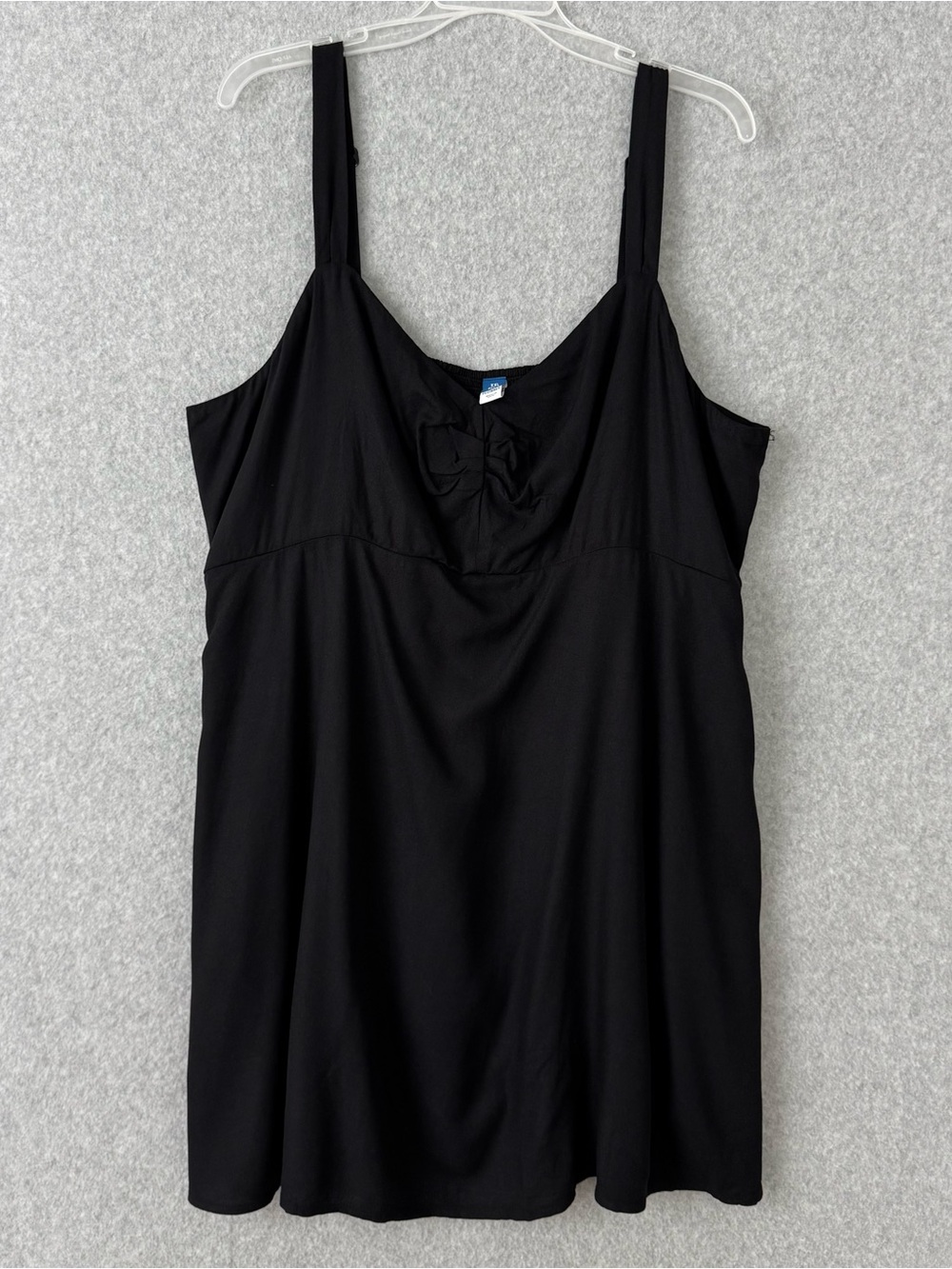 Old Navy Black Mini Dress XXL Petite Sleeveless Casual Minimalist Pocket LBD NEW
